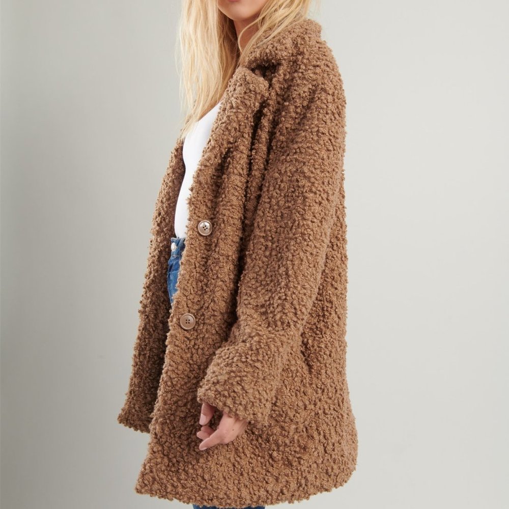 Garage Long Sherpa/Teddy Coat